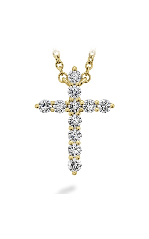 Hearts on Fire Signature Cross Pendant - Medium Necklace HFPSIGCR00328Y