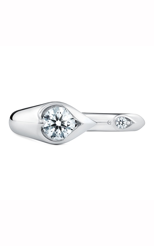 Hearts on Fire LU Open Droplet Ring UU2893 : 0.50 : 6.50 : 18KY : IJ/VS