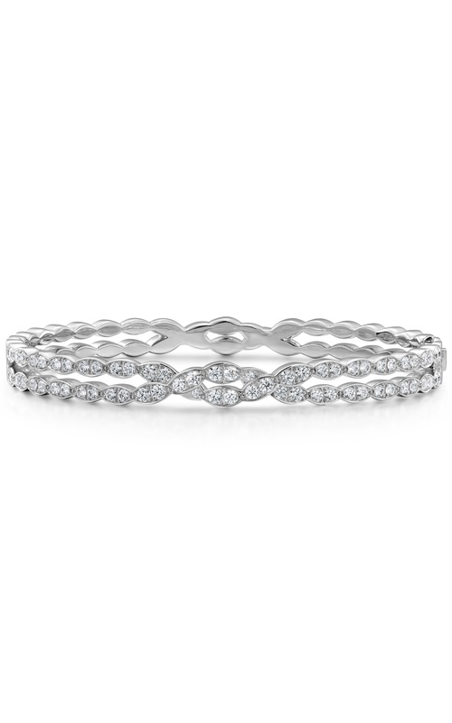Lorelei Floral Dia Double Twist Bangle