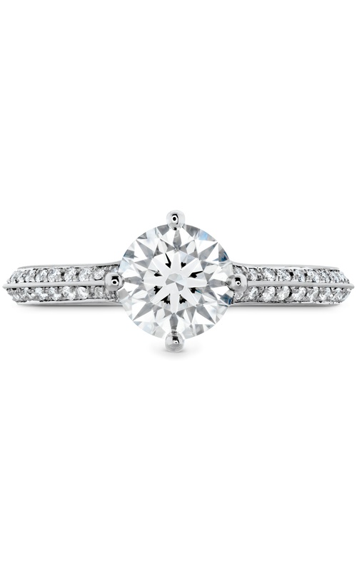 Camilla Pave Knife Edge Engagement Ring