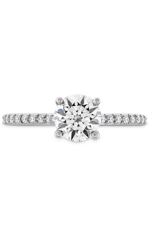 Camilla HOF Engagement Ring with Diamond Band