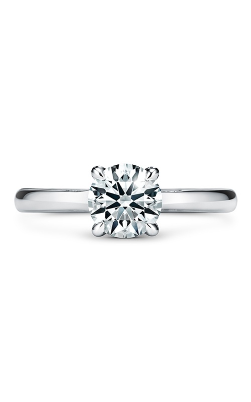 Hearts on Fire Vela Solitaire Ring With Diamond Gallery Engagement Ring UU2639 : 1.00 : 7.00 : PLAT : G/SI1
