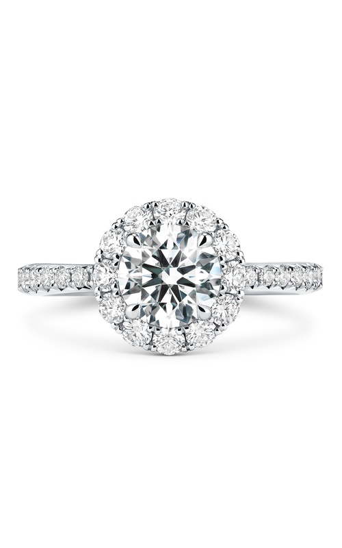 Vela Halo Ring with Diamond Band