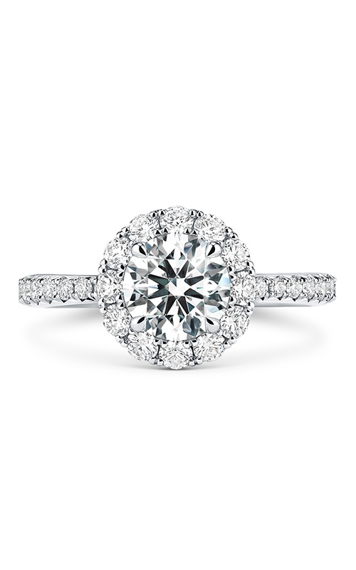 Hearts on Fire The Vela Halo Engagement Ring UU2641 : 0.30 : 7.00 : PLAT : G/SI1