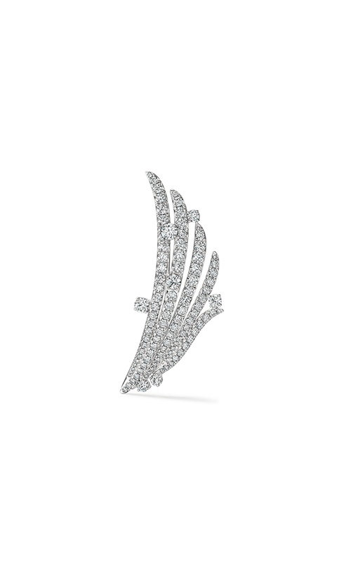 VELA French Cut Pavé Diamond Brooch