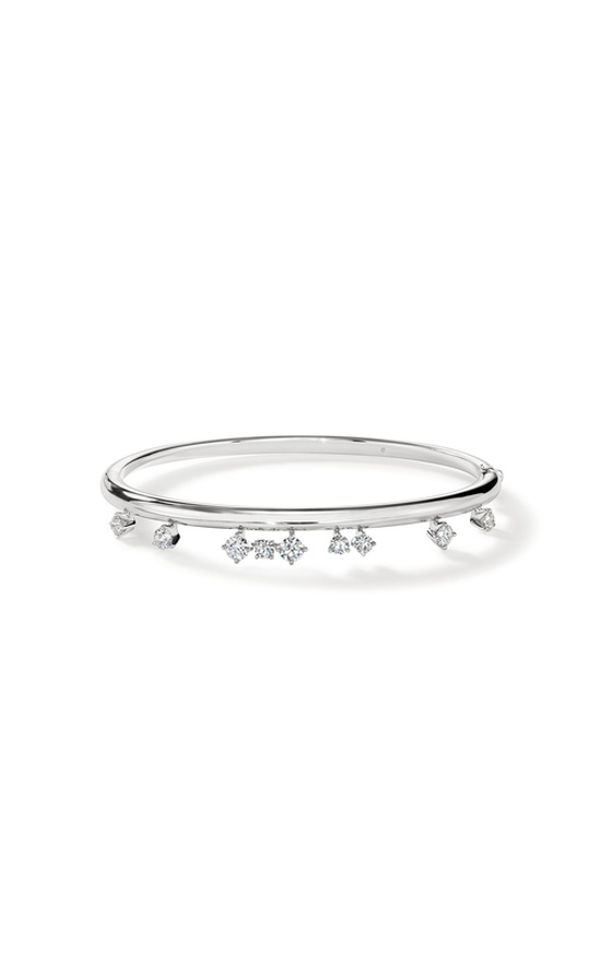 Hearts on Fire Barre Floating Diamond Bangle UU2834 : 1.00 : 5244 : 18KW : GH/VS