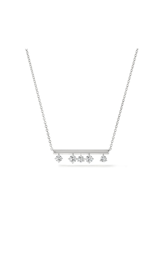 Hearts on Fire Barre Floating Diamond Pendant Necklace UU2838