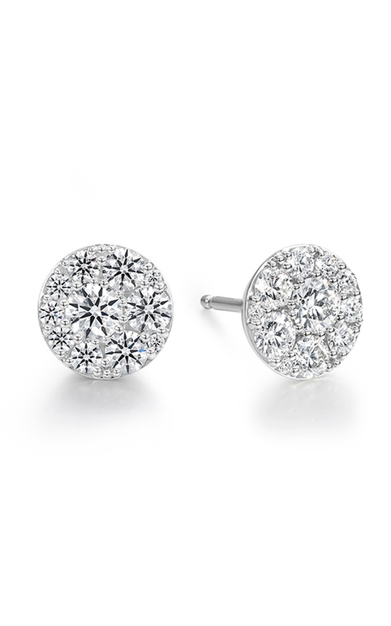 Hearts on Fire Tessa Diamond Circle Earrings HFETESC01028W
