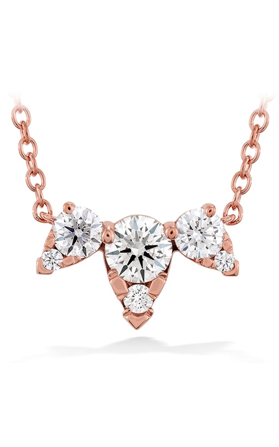 Hearts on Fire Aerial Triple Diamond Necklace HFNAERT00458R