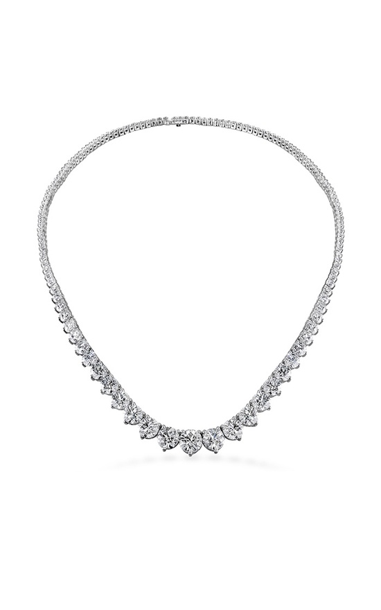 Hearts on Fire Temptation Three-Prong Necklace HFNP308008W