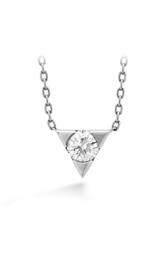 Hearts on Fire Triplicity Single Diamond Pendant HFPTRIPS00108W