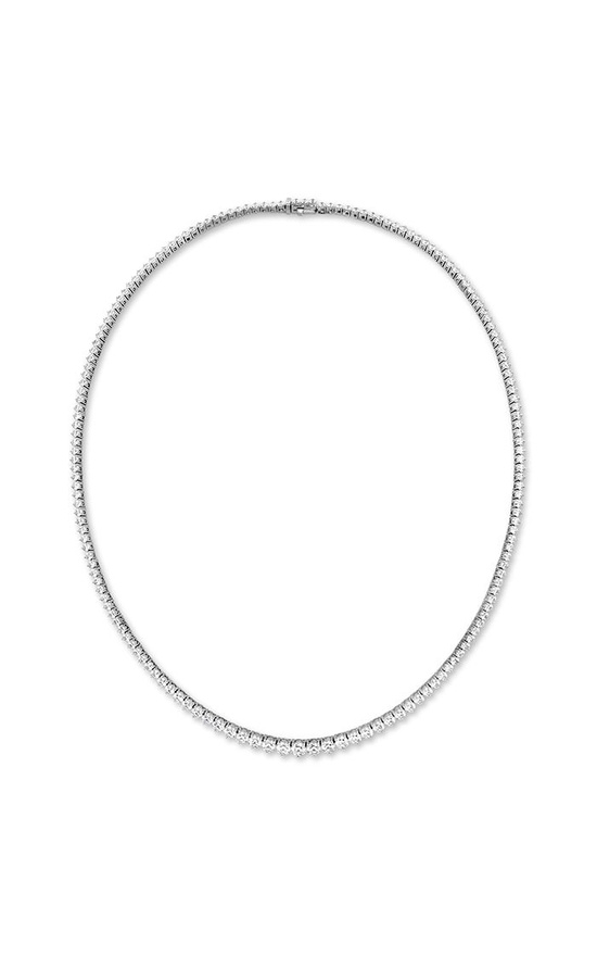 Hearts On Fire Signature Graduated Line Necklace HFNDGLN16088W-18