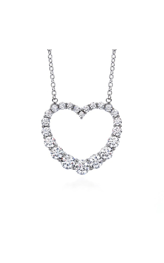 Hearts on Fire Whimsical Graduate Heart Pendant Necklace  HFPWGH01188W