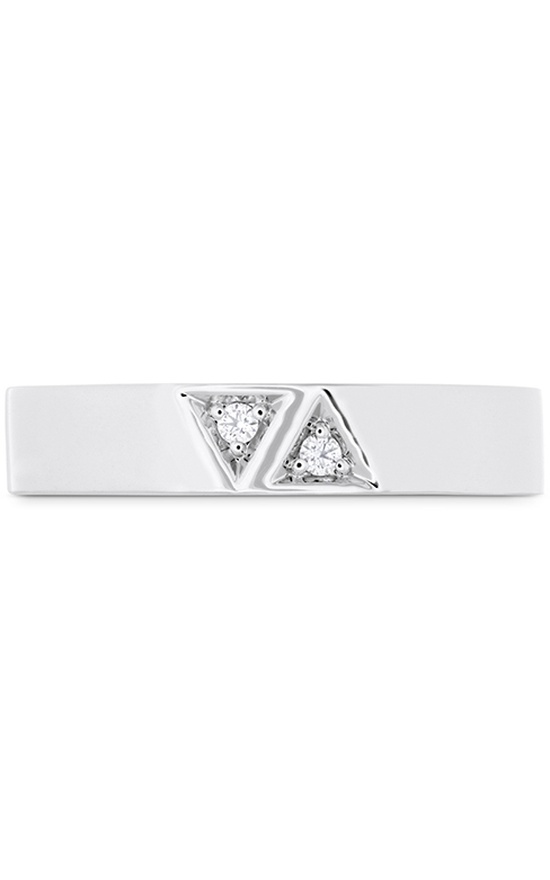 Hearts on Fire Triplicity Triangle Double Diam Band 6mm HBA2TRIT00068W-6