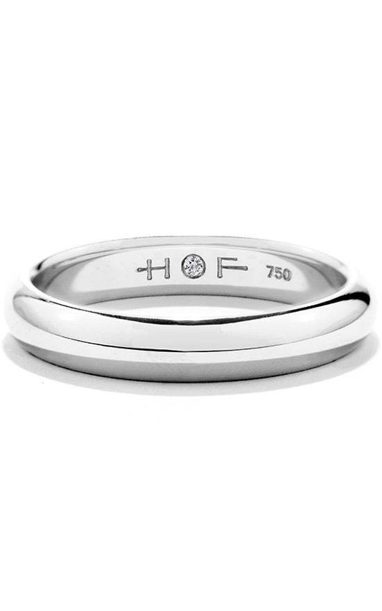 Hearts on Fire Men's Half-Round Comfort Fit Band HGHRBAND8W-4
