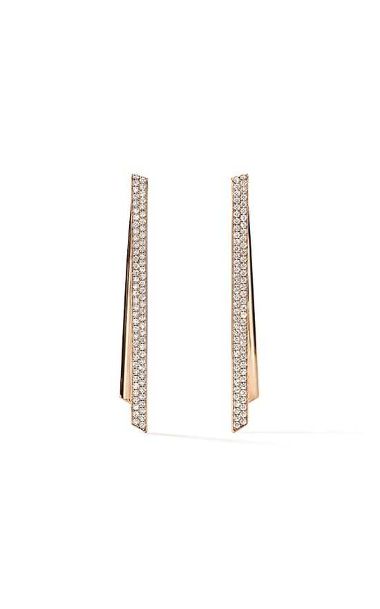 Hearts on Fire INSIDE/OUT Diamond Stiletto Flip Earrings UU2996 : 0.70 : : 18KR : GH/VS