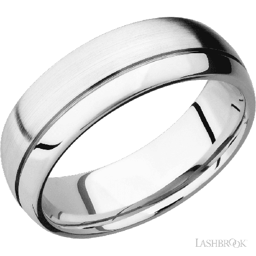 Lashbrook Wedding Band Wedding Band, Lashbrook, and 14K White Gold 14KW7D1.5OC-P