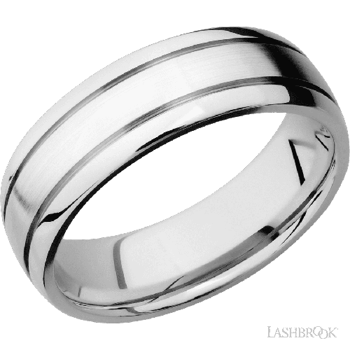 Lashbrook Wedding Band Wedding Band, Lashbrook, and 14K White Gold 14KW7D2.5-P