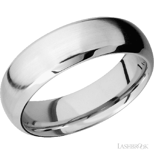 Lashbrook Wedding Band Wedding Band, Lashbrook, and 14K White Gold 14KW7DB-P