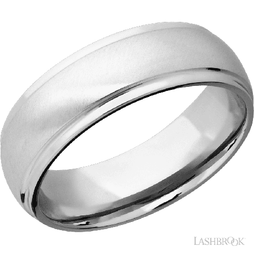Lashbrook Wedding Band Wedding Band, Lashbrook, and 14K White Gold 14KW7DGE-P