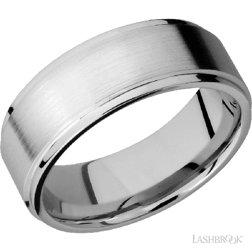 Lashbrook Wedding Band Wedding Band, Lashbrook, and 14K White Gold 14KW8FGE-P