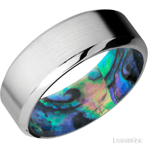 Lashbrook Wedding Band  ABALONESLEEVECC8HB