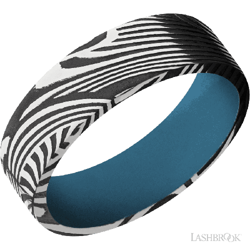 Lashbrook Wedding Band Wedding Band, Lashbrook, and Damascus D7FRSUNSET