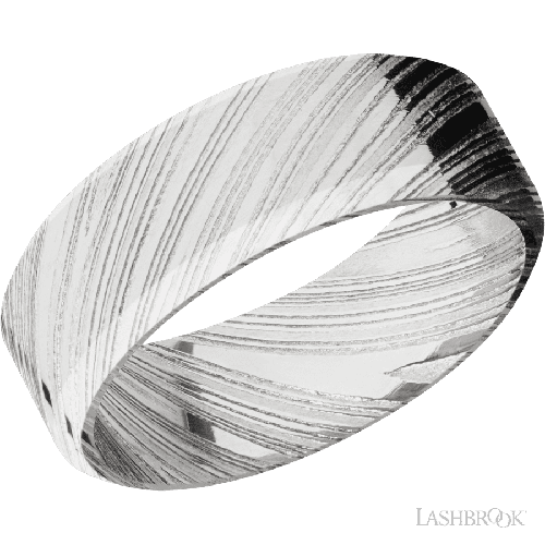 Lashbrook Wedding Band Wedding Band, Lashbrook, and Damascus D8HBWOODGRAIN