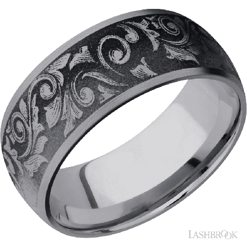 Lashbrook Wedding Band  TA9D/LCVWESTERNSCROLL/A
