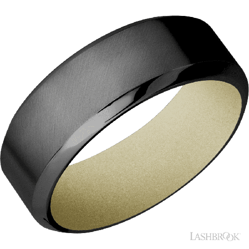 Lashbrook Wedding Band Wedding Band, Lashbrook, and Zirconium Z8HB