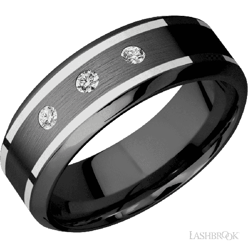 Lashbrook  Wedding Band Z8HB21W/14KWDIA(ST)3X.05F