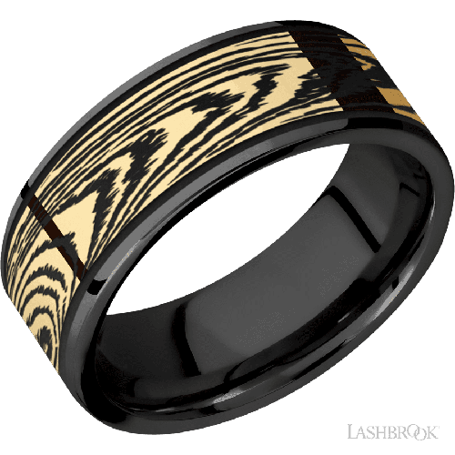 Lashbrook  Wedding Band Z8F16/14KY/MGA/LCVWOODGRAIN/A