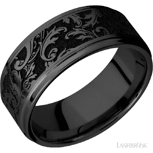 Lashbrook Wedding Band Z9FGE/LCVBLACKLEAF