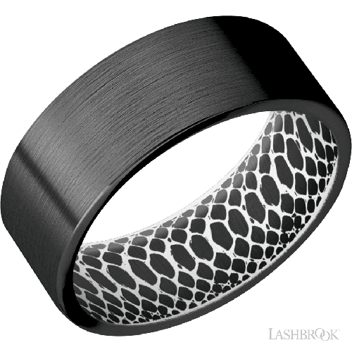Lashbrook Wedding Band, Lashbrook, and Zirconium Wedding Band Z8FR