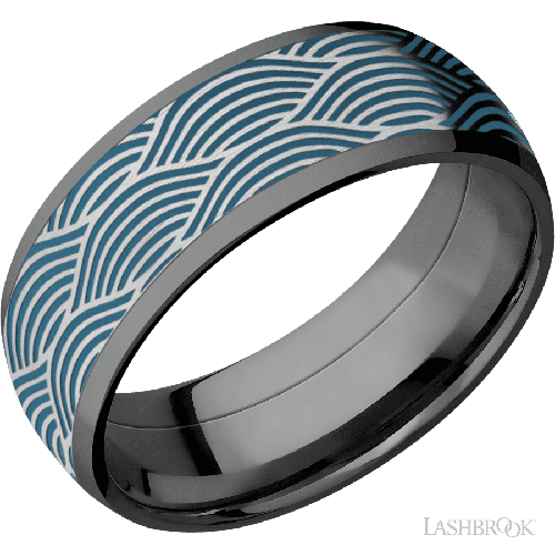 Lashbrook Wedding Band, Lashbrook, and Zirconium Wedding Band ZPF8D16/COBALT/LCVNAVIGATOR/A