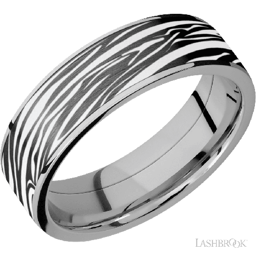 Lashbrook Wedding Band, Lashbrook, and Titanium Wedding Band PF7F16/ZIRCONIUM/LCVZEBRA/A