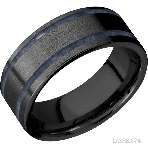 Lashbrook Wedding Band Z8F21W/MOSAIC | Hannoush of Massachusetts