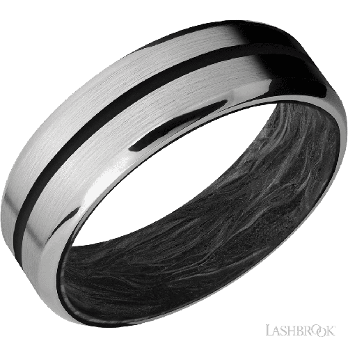 Lashbrook Wedding Band Wedding Band, Lashbrook, and Titanium FORGEDCFSLEEVE7B11(NS)/A