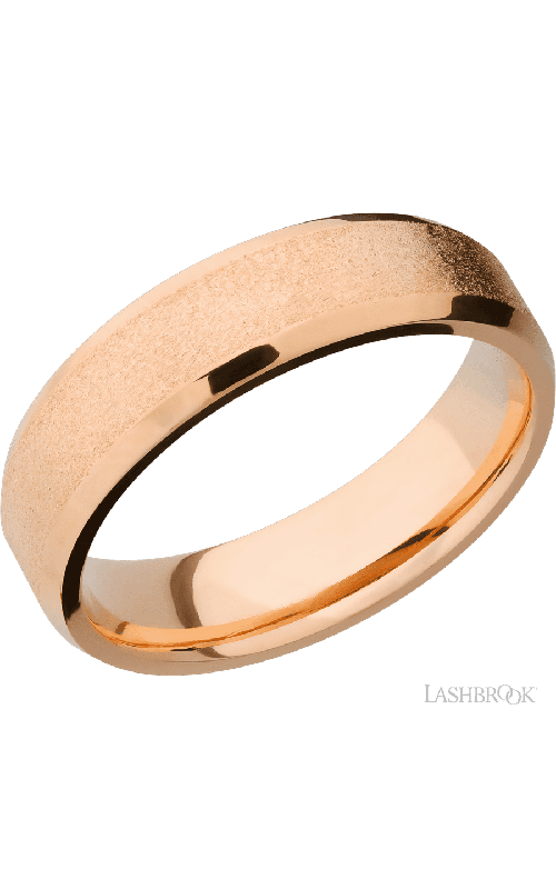 Lashbrook Wedding Band, Lashbrook, and 14K Rose Gold Wedding Band 14KR6B-P Lashbrook Wedding Band, Lashbrook, and 14K Rose Gold Wedding Band 14KR6B-P