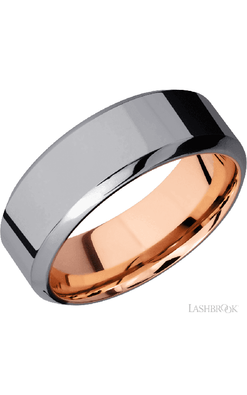 Lashbrook Wedding Band, Lashbrook, and Tantalum Wedding Band 14KRSLEEVETA8HB