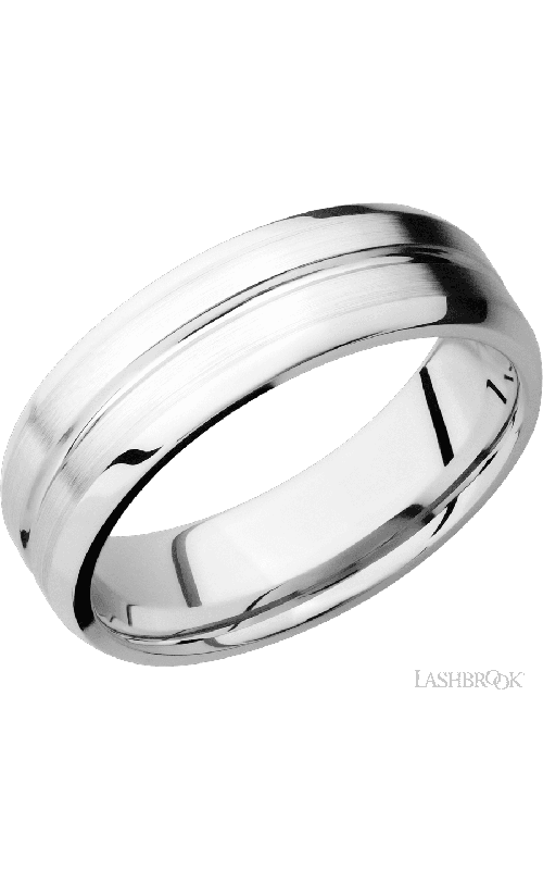 Lashbrook Wedding Band, Lashbrook, and 14K White Gold Wedding Band 14KW7B11U-P Lashbrook Wedding Band, Lashbrook, and 14K White Gold Wedding Band 14KW7B11U-P