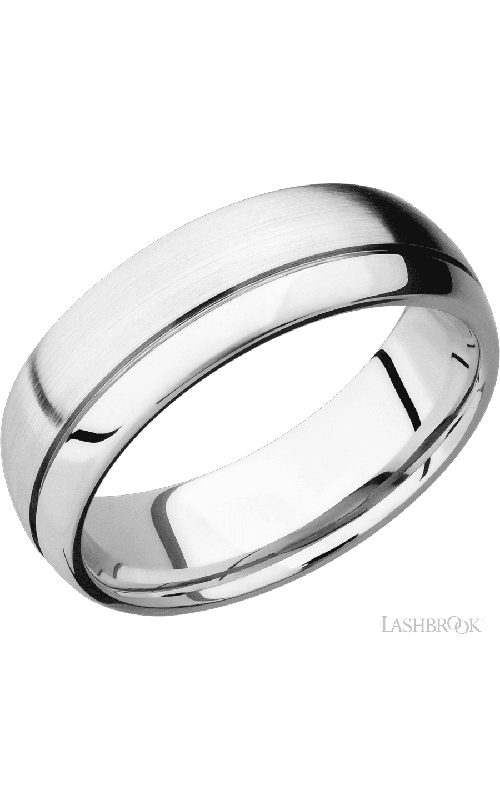 Lashbrook Wedding Band Wedding Band, Lashbrook, and 14K White Gold 14KW7D1.5OC-P