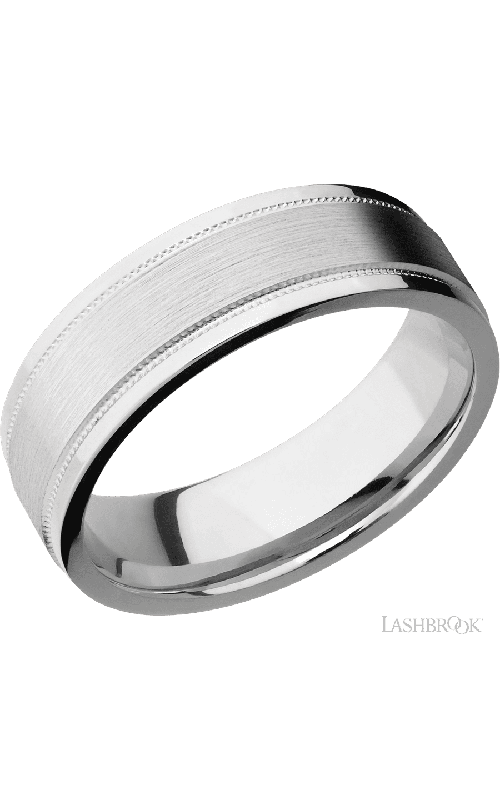 Lashbrook Wedding Band, Lashbrook, and 14K White Gold Wedding Band 14KW7FGEW2UMIL-P