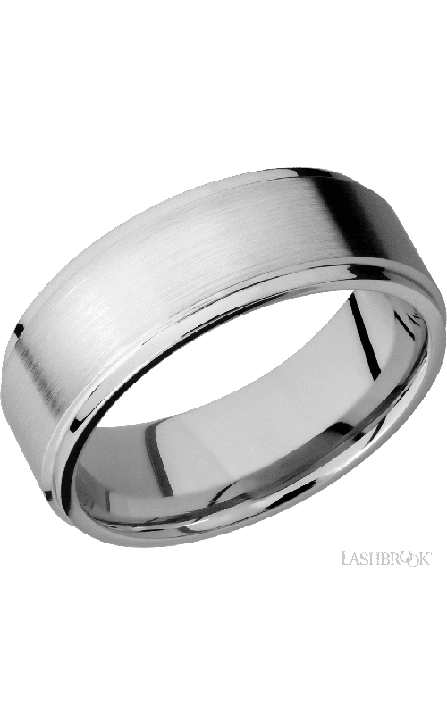 Lashbrook Wedding Band Wedding Band, Lashbrook, and 14K White Gold 14KW8FGE-P