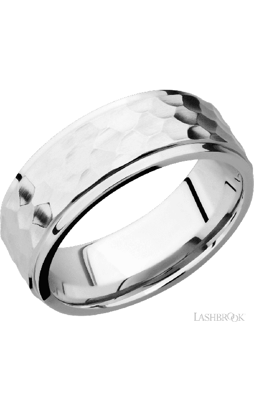 Lashbrook Wedding Band, Lashbrook, and 14K White Gold Wedding Band 14KW8FGE-P