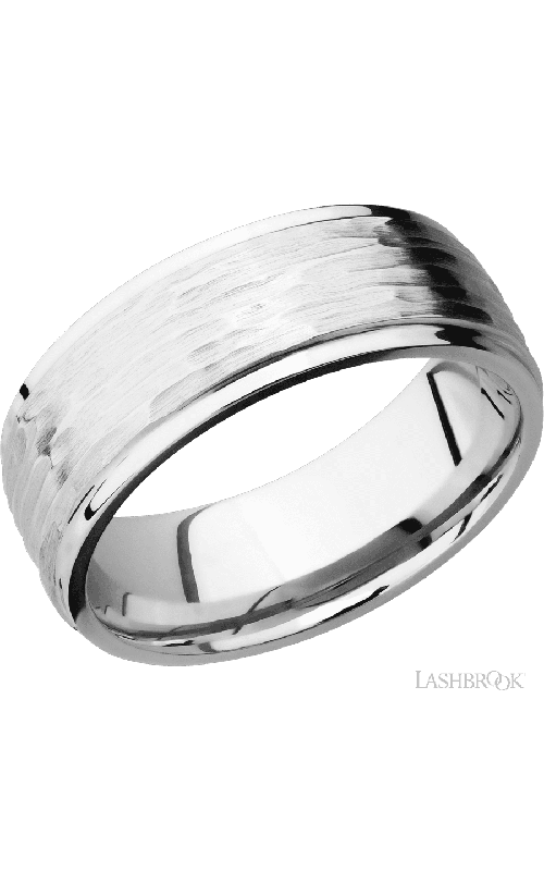 Lashbrook Wedding Band, Lashbrook, and 14K White Gold Wedding Band 14KW8FGE-P