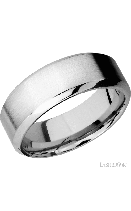Lashbrook Wedding Band Wedding Band, Lashbrook, and 14K White Gold 14KW8HB-P