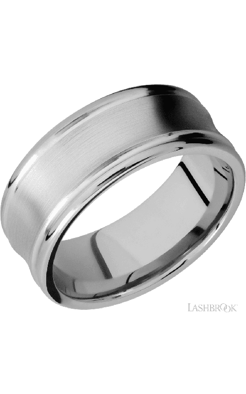 Lashbrook Wedding Band, Lashbrook, and 14K White Gold Wedding Band 14KW9REC-P
