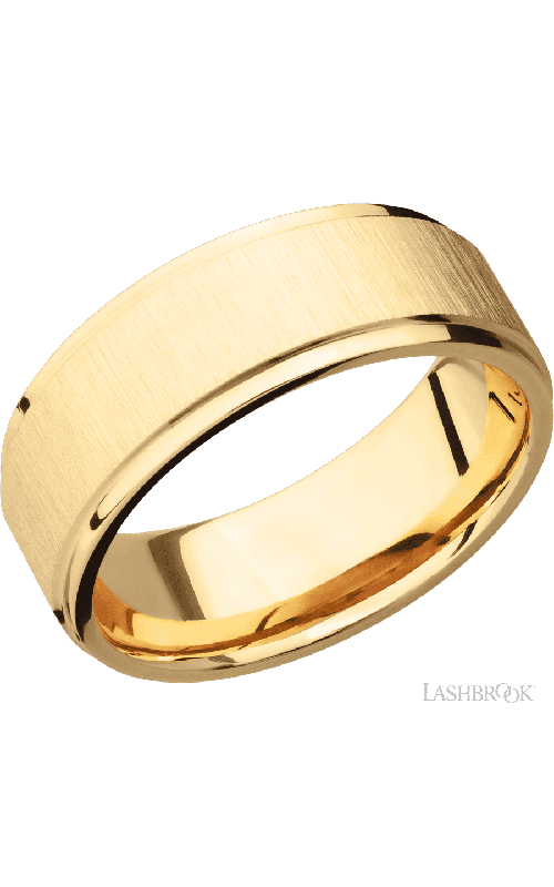 Lashbrook Wedding Band, Lashbrook, and 14K Yellow Gold Wedding Band 14KY8FGE-P