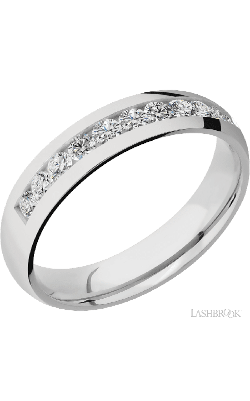 Lashbrook Wedding Band, Lashbrook, and Cobalt Chrome Wedding Band CC5DHALFETERNITYDIA.07CH